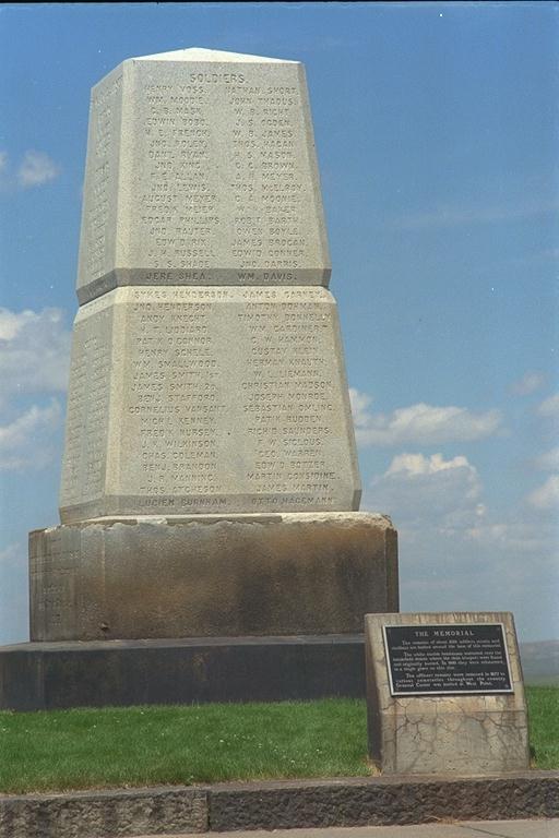 Custer Hill Monument