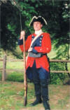 As a redcoat of the 60th Foot