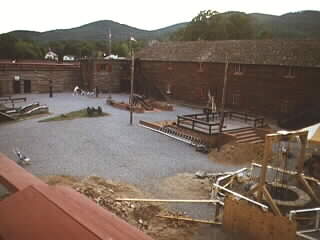 Interior of Fort William Henry